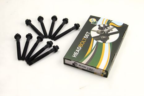 Комплект болтів ГБЦ з головкою системи TORX, чорний метал, для Mercedes і Chrysler, від BGA (BK4382)