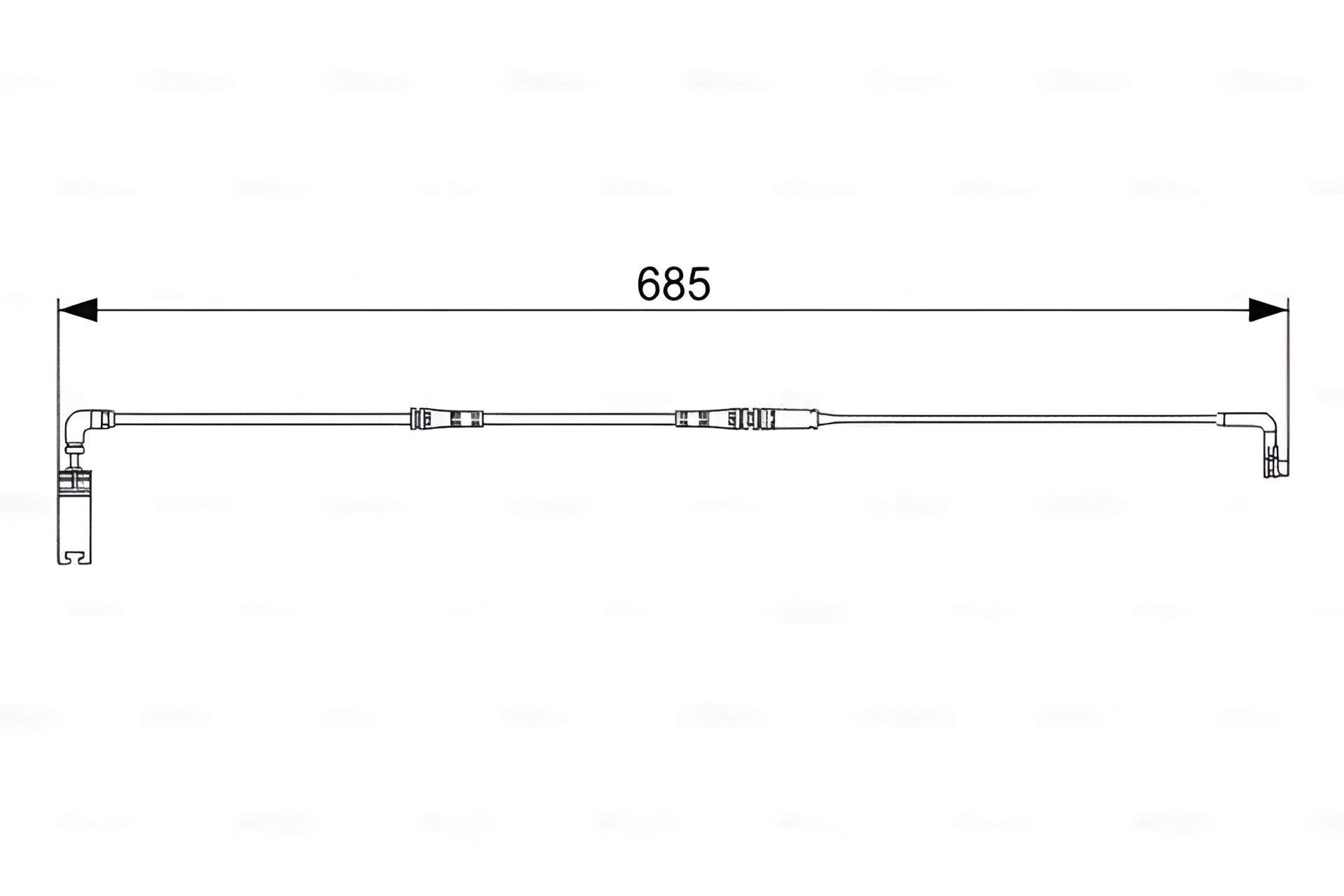 Датчик зношування задніх гальмівних накладок BMW 5 (E60) 6 (E63, E64), BOSCH (1987473003) Датчик зношування задніх гальмівних накладок BMW 5 (E60) 6 (E63, E64), BOSCH (1987473003)