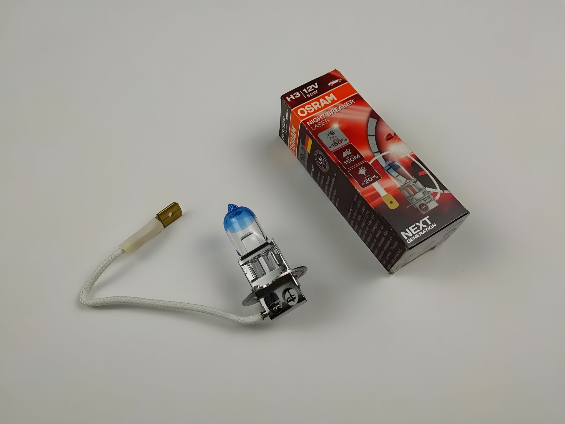 Лампа OSRAM H3 12v 55w Night Breaker Laser (+150%) (64151 NL), 1 шт. Лампа OSRAM H3 12v 55w Night Breaker Laser (+150%) (64151 NL), 1 шт.