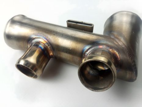 Тройник охлаждающей системы для Lanos 1.4, ACS (P161) нержавеющая сталь (TF6990-1303058)