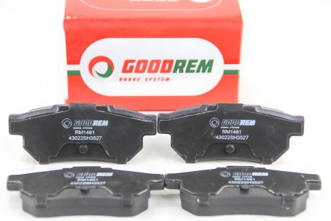Задні гальмівні колодки для CDV/City/Civic/Concerto/Jazz (87-15), GOODREM (RM1461)
