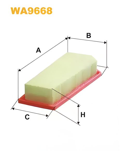 Воздушный фильтр для MERCEDES-BENZ C-CLASS, WIX FILTERS (WA9668) Воздушный фильтр для MERCEDES-BENZ C-CLASS, WIX FILTERS (WA9668)