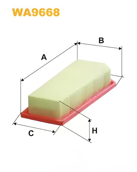 Повітряний фільтр C-CLASS, WIX FILTERS (WA9668) Повітряний фільтр C-CLASS, WIX FILTERS (WA9668)
