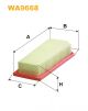 Повітряний фільтр C-CLASS, WIX FILTERS (WA9668) Повітряний фільтр C-CLASS, WIX FILTERS (WA9668)