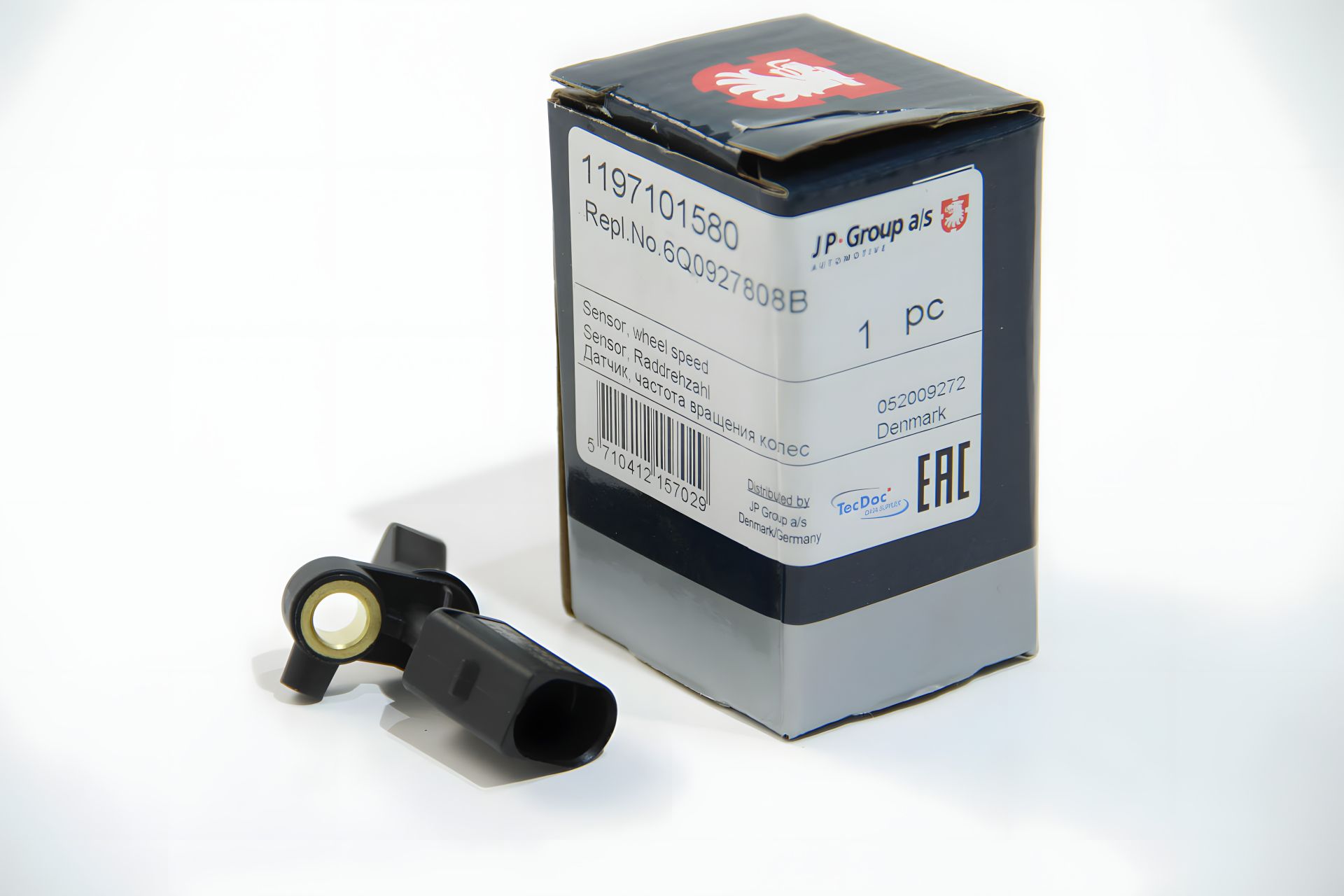 Задній датчик ABS для Polo 01-/Fabia 99-08/Cordoba/Ibiza 02-, JP Group (1197101580) Задній датчик ABS для Polo 01-/Fabia 99-08/Cordoba/Ibiza 02-, JP Group (1197101580)