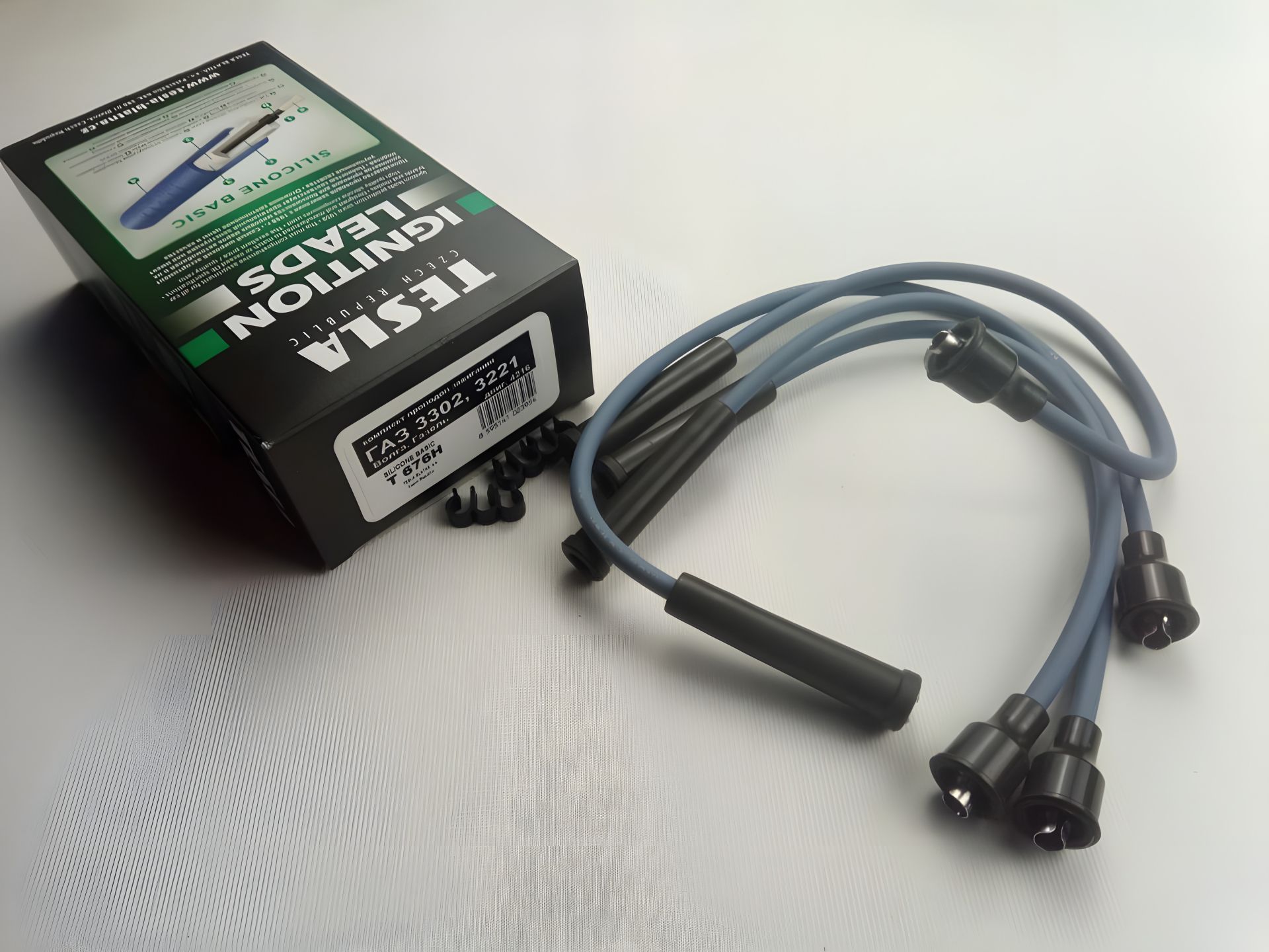 Провода зажигания для Газель дв. УМЗ-4216, TESLA (T676H) п/силикон ЕВРО-3 с 2-я катушками (4216-3707080- Провода зажигания для Газель дв. УМЗ-4216, TESLA (T676H) п/силикон ЕВРО-3 с 2-я катушками (4216-3707080-