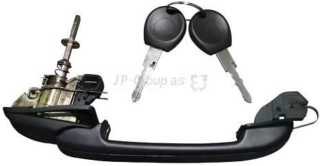 Передня дверна ручка для Golf III -99 Л/Пр (+вставка замка), бренд JP Group (1187100600) Передня дверна ручка для Golf III -99 Л/Пр (+вставка замка), бренд JP Group (1187100600)