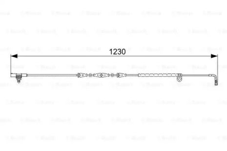 Датчик износа колодок передн. Range Rover Sport LS BOSCH (1987473022)