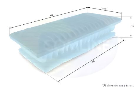 Повітряний фільтр TOYOTA YARIS, COMLINE (CTY12072)