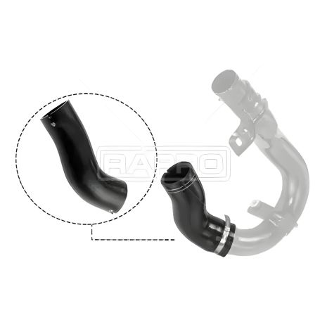 Патрубок інтеркулера RAPRO Doblo/Combo 1.3D Multijet 10- (11531) Патрубок інтеркулера RAPRO Doblo/Combo 1.3D Multijet 10- (11531)