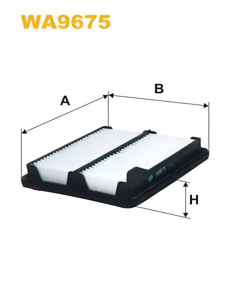 Повітряний фільтр для HONDA CIVIC, WIX FILTERS (WA9675) Повітряний фільтр для HONDA CIVIC, WIX FILTERS (WA9675)