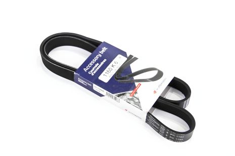 Ремінь генератора BMW F20/F30/F32 B38/B48 14-, Hutchinson (1160K6) Ремінь генератора BMW F20/F30/F32 B38/B48 14-, Hutchinson (1160K6)