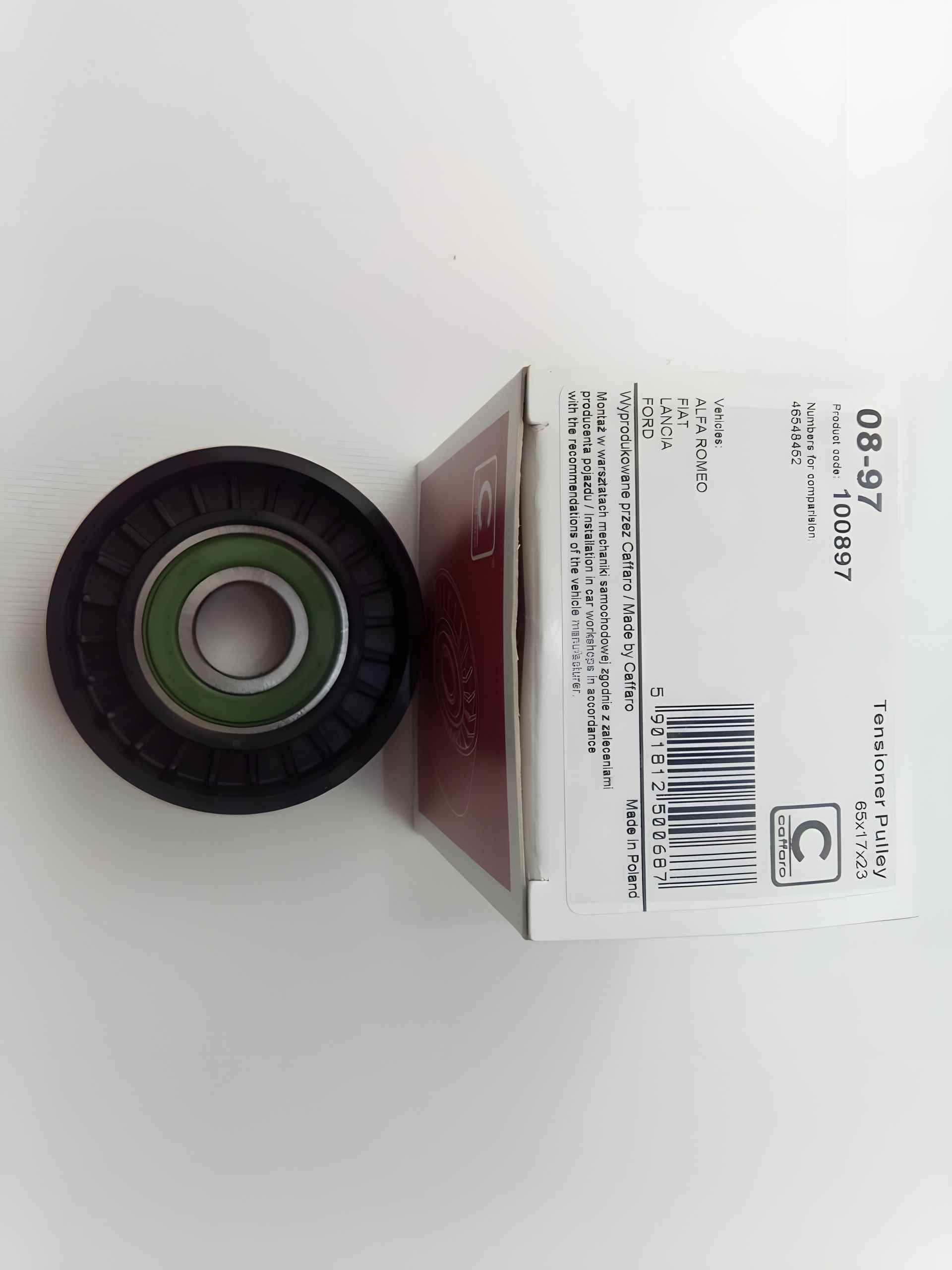 Ролик ремня генератора натяжной Doblo 1.4, CAFFARO (08-97) (46548452) Ролик ремня генератора натяжной Doblo 1.4, CAFFARO (08-97) (46548452)