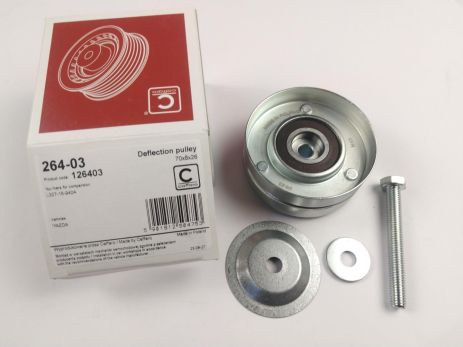 Ролик генератора ременя паразитика Mazda 6, Caffaro (264-03) (LFH1-15-940a)