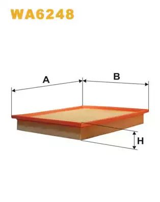 Фільтр повітряний BMW 5, WIX FILTERS (WA6248)