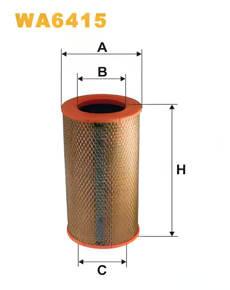 Повітряний фільтр DAEWOO LUBLIN, WIX FILTERS (WA6415) Повітряний фільтр DAEWOO LUBLIN, WIX FILTERS (WA6415)