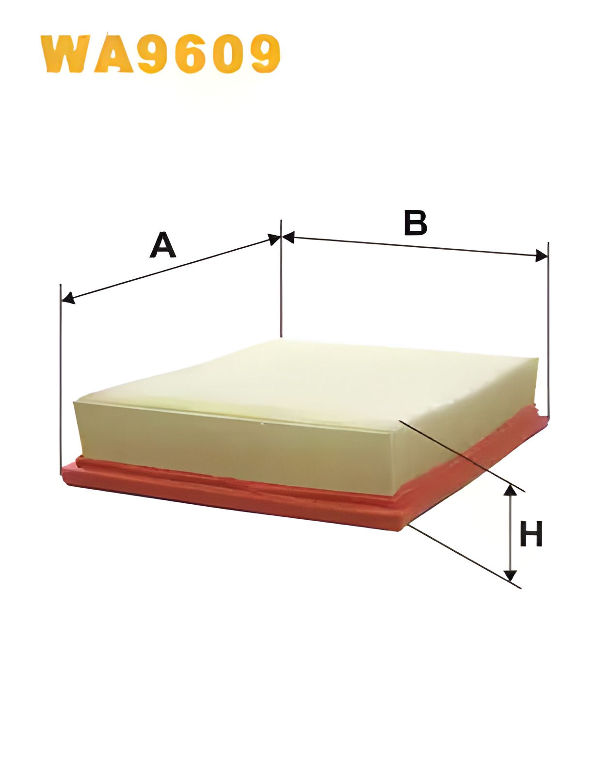 Повітряний фільтр RENAULT LATITUDE, WIX FILTERS (WA9609) Повітряний фільтр RENAULT LATITUDE, WIX FILTERS (WA9609)