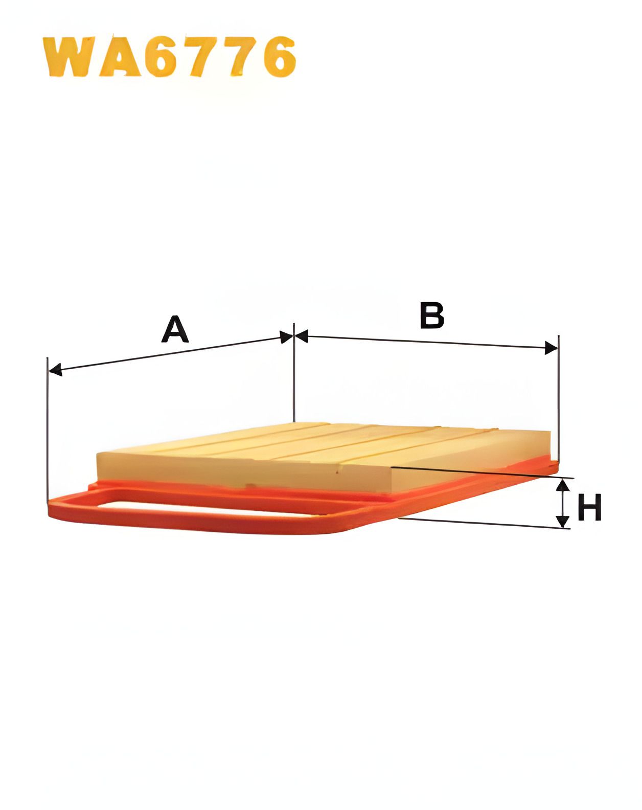Повітряний фільтр VW POLO, SKODA FABIA, WIX FILTERS (WA6776) Повітряний фільтр VW POLO, SKODA FABIA, WIX FILTERS (WA6776)