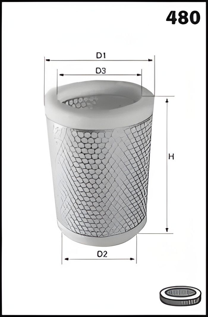 Повітряний фільтр Peugeot 505, Mecafilter (EL3200) Повітряний фільтр Peugeot 505, Mecafilter (EL3200)