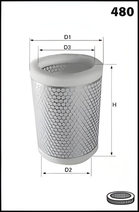 Повітряний фільтр PEUGEOT 205, MECAFILTER (EL3225) Повітряний фільтр PEUGEOT 205, MECAFILTER (EL3225)