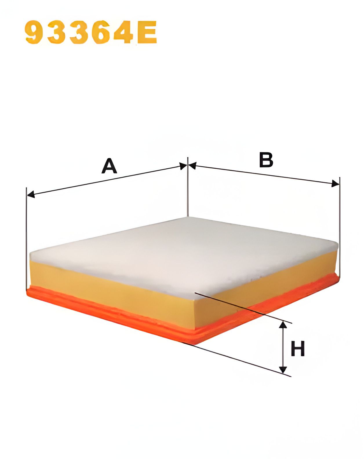 RENAULT TRUCKS повітряний фільтр, WIX FILTERS (93364E) RENAULT TRUCKS повітряний фільтр, WIX FILTERS (93364E)