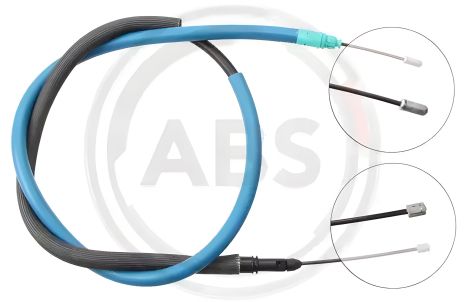 Трос ручного тормоза задний для Scudo/Expert 07- Л=Пр. (барабан) (1495/1275), ABS (K13216)