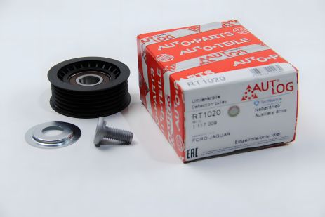 Напрямний ролик ременя генератора Transit 2.0DI/TDCI 00- (+AC), AUTLOG RT1020