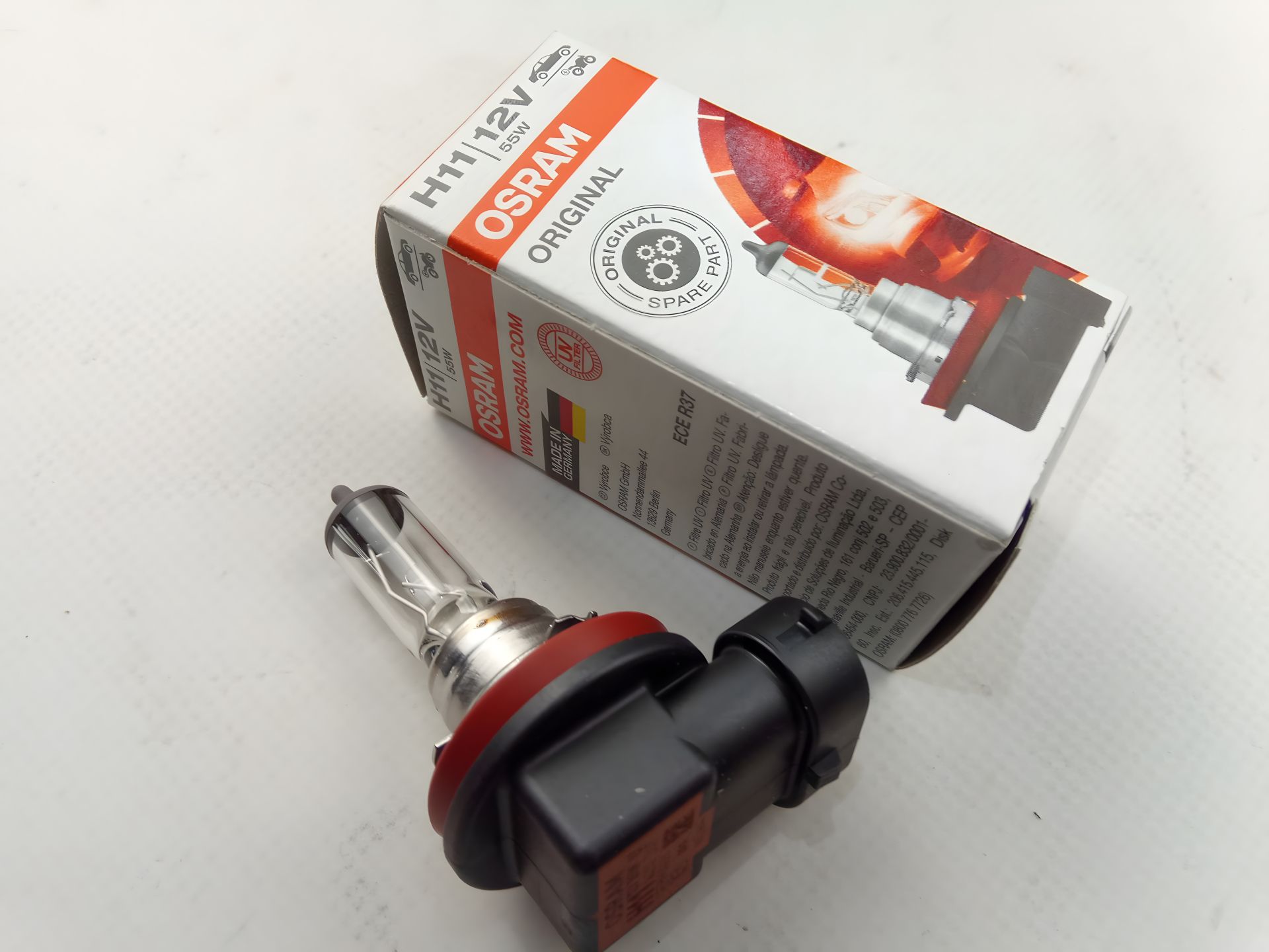 Автомобильная лампа OSRAM H11 12V 55W PGJ19-2 (64211) Автомобильная лампа OSRAM H11 12V 55W PGJ19-2 (64211)