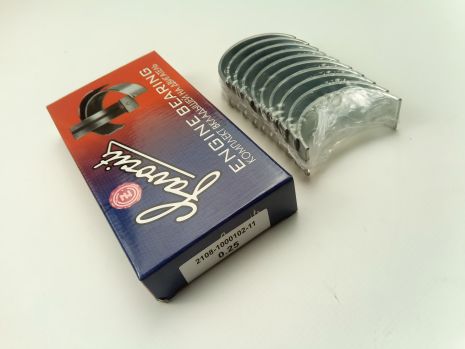 Вкладыши коренные ВАЗ 2108, размер 0,25, CZ-Чехия (2108-1000102-11) (BK-2108-1000102-11)