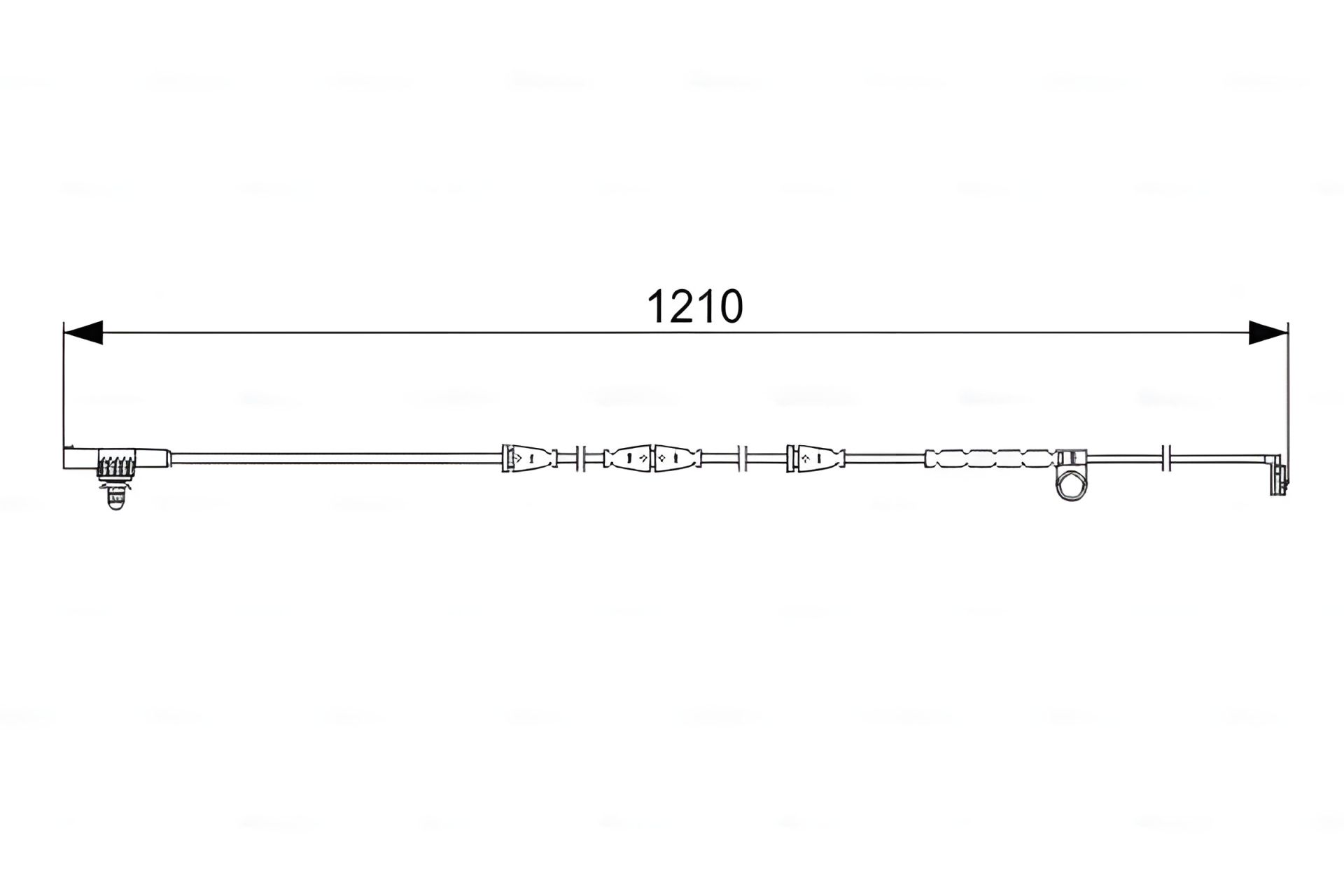 Датчик износа тормозных колодок Range Rover Sport, Bosch (1987473054) Датчик износа тормозных колодок Range Rover Sport, Bosch (1987473054)