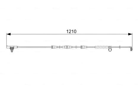 Зношування датчик гальм. колодок Range Rover Sport, BOSCH (1987473054) Зношування датчик гальм. колодок Range Rover Sport, BOSCH (1987473054)