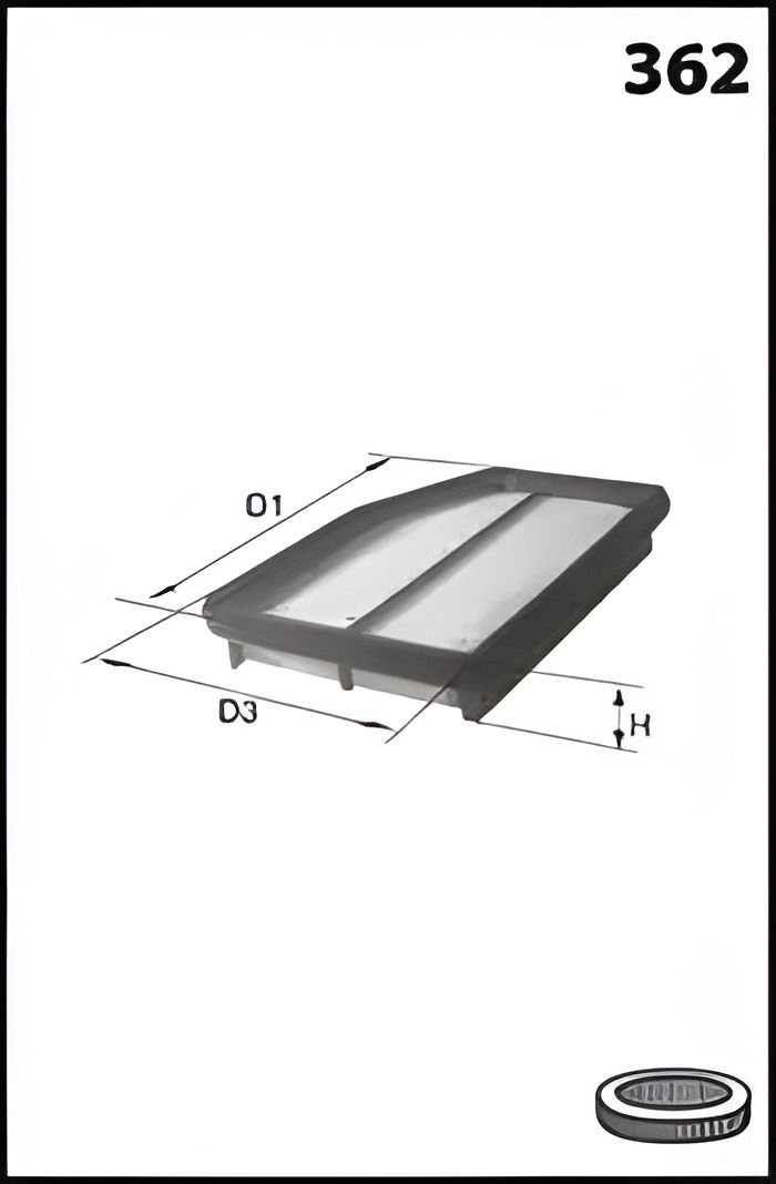 Фільтр повітряний CHEVROLET CAPTIVA, OPEL ANTARA, MECAFILTER (ELP9333) Фільтр повітряний CHEVROLET CAPTIVA, OPEL ANTARA, MECAFILTER (ELP9333)