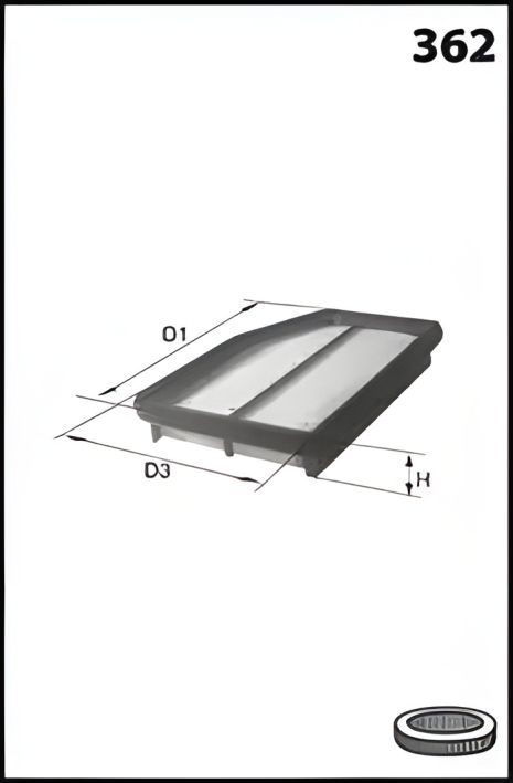 Фільтр повітряний SUZUKI GRAND VITARA, MECAFILTER (ELP9258) Фільтр повітряний SUZUKI GRAND VITARA, MECAFILTER (ELP9258)