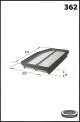 Фільтр повітряний SUZUKI GRAND VITARA, MECAFILTER (ELP9258) Фільтр повітряний SUZUKI GRAND VITARA, MECAFILTER (ELP9258)