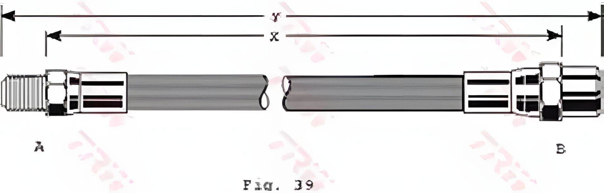 Задній гальмівний шланг для ALFA ROMEO, FORD, MB, TRW (PHB125) Задній гальмівний шланг для ALFA ROMEO, FORD, MB, TRW (PHB125)