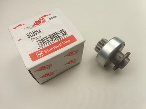 Стартовый бендикс Aveo/Lacetti, "AS" (SD3014) 9/5 зубьев Стартовый бендикс Aveo/Lacetti, "AS" (SD3014) 9/5 зубьев