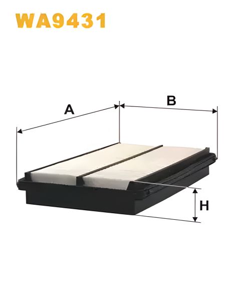 Повітряний фільтр HONDA ACCORD, WIX FILTERS (WA9431) Повітряний фільтр HONDA ACCORD, WIX FILTERS (WA9431)
