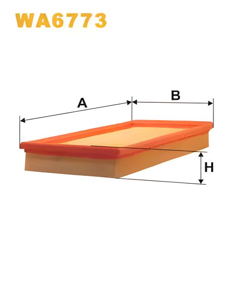Повітряний фільтр VW GOLF, WIX FILTERS (WA6773) Повітряний фільтр VW GOLF, WIX FILTERS (WA6773)