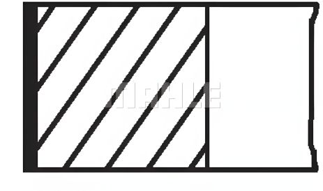Комплект поршневих кілець MAHLE/KNECHT VW Touareg 3,0TDI, MAHLE/KNECHT (033RS001010N0)