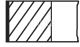 Кільця поршневі RENAULT 81,00 1,7i F2N/F3N , MAHLE/KNECHT (02182N0)