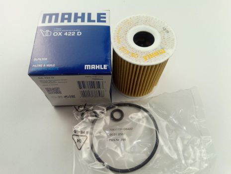 Фильтр масляный VAG 1.2 TDI, MAHLE/KNECHT (OX422D) (03P115562)