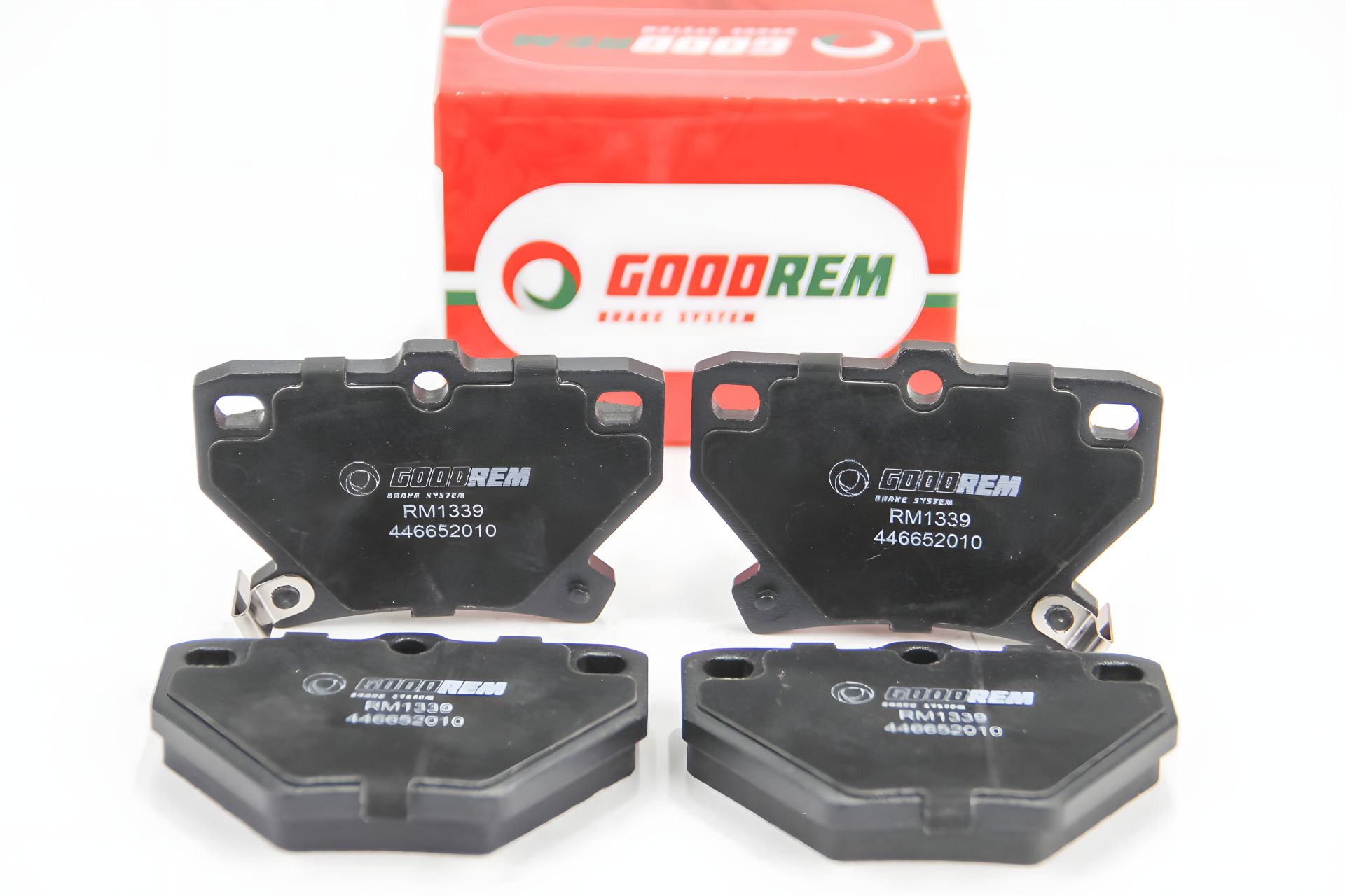Задні гальмівні колодки Corolla/Prius/Yaris 99-09, GOODREM (RM1339) Задні гальмівні колодки Corolla/Prius/Yaris 99-09, GOODREM (RM1339)