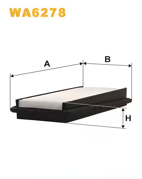 Повітряний фільтр для ROVER 600, HONDA ACCORD, WIX FILTERS (WA6278) Повітряний фільтр для ROVER 600, HONDA ACCORD, WIX FILTERS (WA6278)