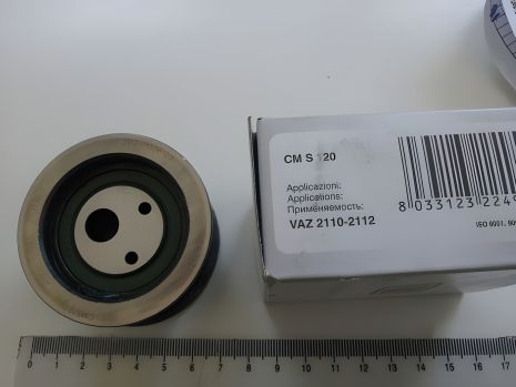 Ролик ГРМ натяжний/металевий ВАЗ 2112, TRIALLI (CMS 120) (2112-1006120)