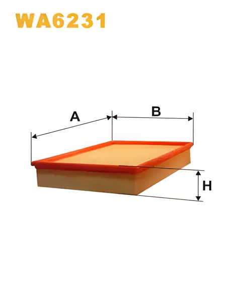 Воздушный фильтр для VOLVO 940, WIX FILTERS (WA6231) Воздушный фильтр для VOLVO 940, WIX FILTERS (WA6231)