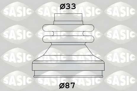 Пыльник приводного вала CITROEN Jumper 2.8Hdi 02-, SASIC (2873783)