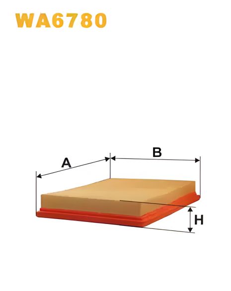 Фільтр повітряний CHRYSLER PT, WIX FILTERS (WA6780) AirPure Фільтр повітряний CHRYSLER PT, WIX FILTERS (WA6780) AirPure
