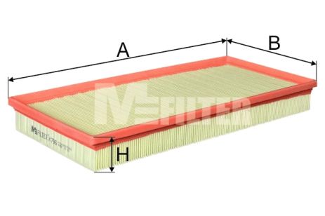 Фильтр воздушный MERCEDES-BENZ B-CLASS, MERCEDES-BENZ A-CLASS, M-FILTER (K796)