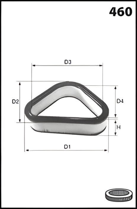 Воздушный фильтр для ROVER 200, MECAFILTER (EL3543) Воздушный фильтр для ROVER 200, MECAFILTER (EL3543)