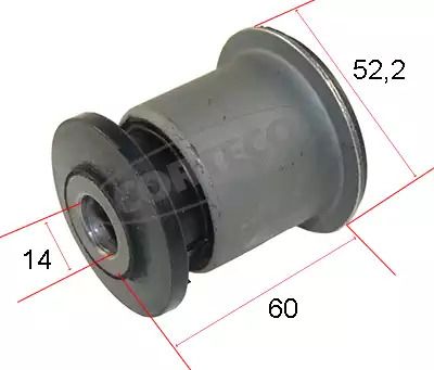 Сайлентблок переднього важеля T5 03-(передній), CORTECO (80005460)